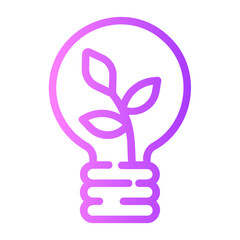 Idea gradient icon