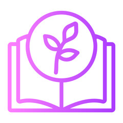 Learning  gradient icon