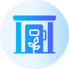 Biofuel  gradient icon
