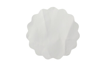 Blank Sticker Texture Design For Mockup Template