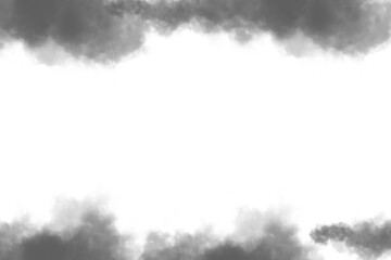 Realistic black smoke or fog isolated white background. Rising smoke Texture overlays. Graphic design element, decoration , Smoke PNG