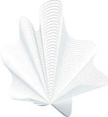 Circle and fluid forms with metallic silver. Modern design elements