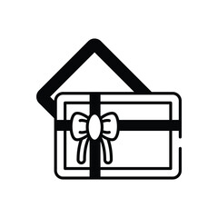 Gift Voucher vector icon stock illustration