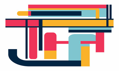 Simple Lines and Calm Color Palette