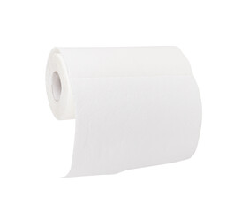 White paper towel rolls