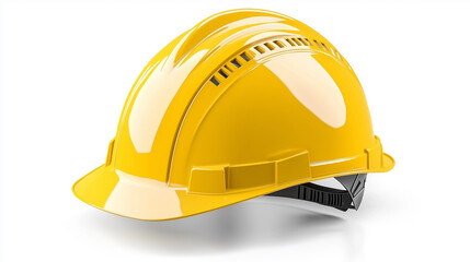 Construction Hard Hat with Glossy Finish