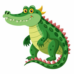Obraz premium Crocodile Animal Vector Graphic Design