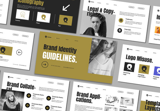 Brand Identity Guidelines Presentation Template