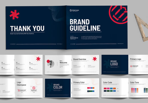 Brand Guideline Layout Design For Corporate Companies