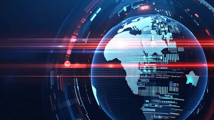 Digital Technology Backdrop Generative AI