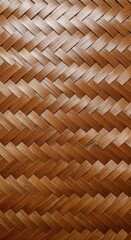 Close-up of a braided bamboo surface, showing its natural, textured weave