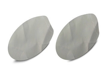 Blank Glued Paper Sticker Tag Label Texture Set