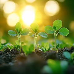 eco friendly abstract blur with natural colors and bokeh light spots symbolizing clean energy organic calmness and nature based environmental therapy background