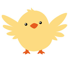 Cute Kawaii art style chicken 