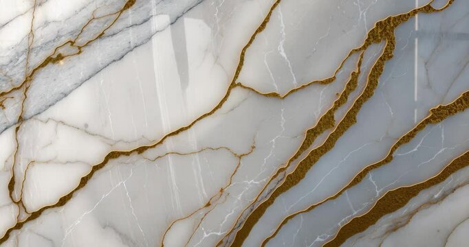 Carrara white marble featuring a luxurious golden effect, background with white marble texture, shiny marble.