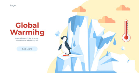 Global warming vector illustration. Ecological threads unravel in tapestry global warming, consequence relentless co2 emissions Conservation, rallying cry against environmental degradation, echoes