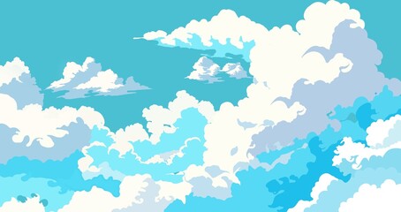 blue sky background