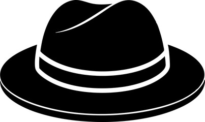 black hat isolated on white