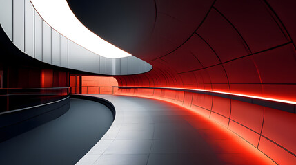 Abstract digital art piece colorful futuristic design background led light