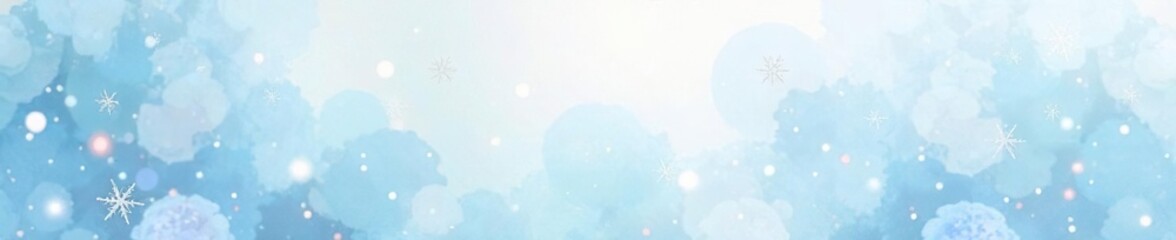 Winter watercolor texture with soft pastel shades of blues, whites, and grays creating a frosty and serene atmosphere,  artistic, winter