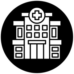 Fototapeta premium Hospital Icon