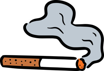 Illustration of cigarette