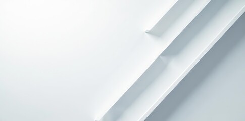 Obraz premium Abstract gradient background with subtle white and grey tones and geometric lines, perfect for web design, posters, and banners, background, space design