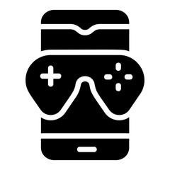 Digital gaming Solid Icon
