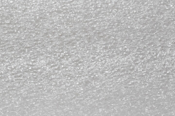 close up of plastic wrapper film texture