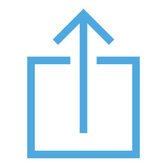 アップロード　アイコン　イラスト　シンプル