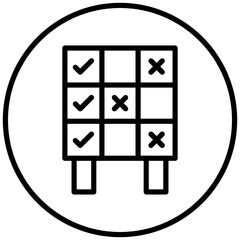 Three in a row Icon Style