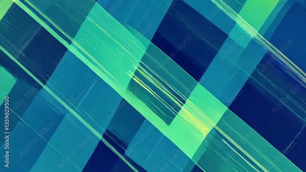 Poster abstract geometric symphony: a vibrant interplay of intersecting lines and shapes, creating a dynami
