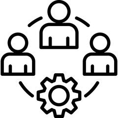 Stakeholder line icon