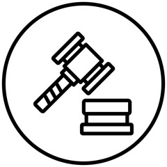 Law Icon Style