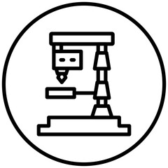 Automatic Drilling Icon Style