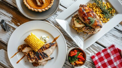 Rustic Thanksgiving Dinner