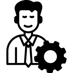 Administration glyph icon