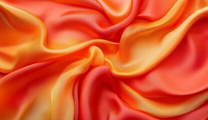 Obraz premium Vibrant, flowing, ombre fabric texture