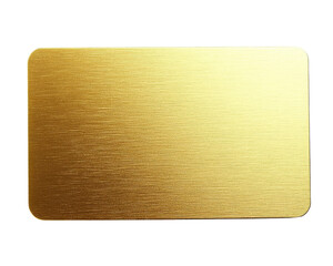 gold brushed metal texture square on transparent background
