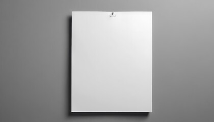 minimalist white paper mockup on gray wall shelf for product display and modern design showcase,Blank white box on a white wall, offering a minimalist space for branding, art, or product display,6