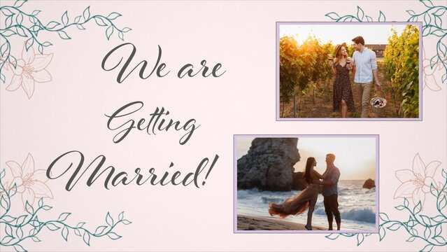 Wedding Announcement Invitation Card