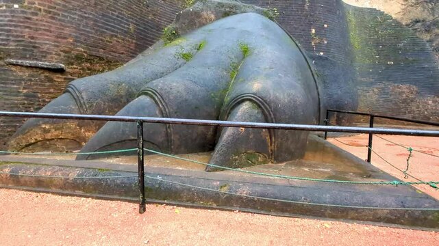 Sigiriya Lion's Paw Sculpture, Ancient Ruins, Sri Lanka