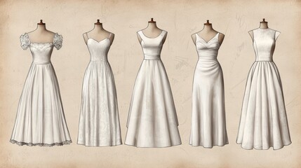 Bridalwear garment design showcase fashion event elegant cloth patterns creative environment artistic viewpoint