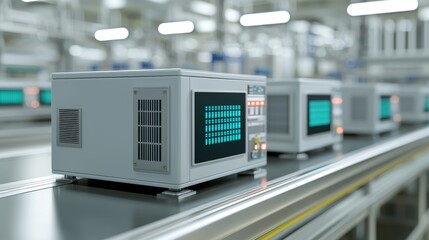 product Radio-Frequency Identification (RFID), Industrial Radio Frequency Equipment for Product Identification and Testing on Assembly Line