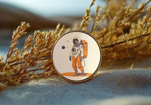 Pin Mockup Template