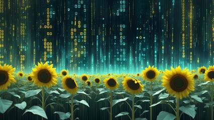 Digital Sunflowers a Data Stream