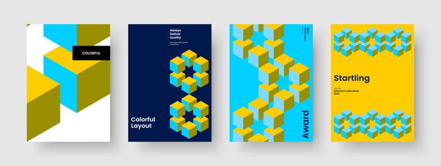 Obraz premium Modern Report Layout. Isolated Poster Design. Creative Business Presentation Template. Flyer. Book Cover. Brochure. Banner. Background. Journal. Leaflet. Pamphlet. Newsletter. Brand Identity