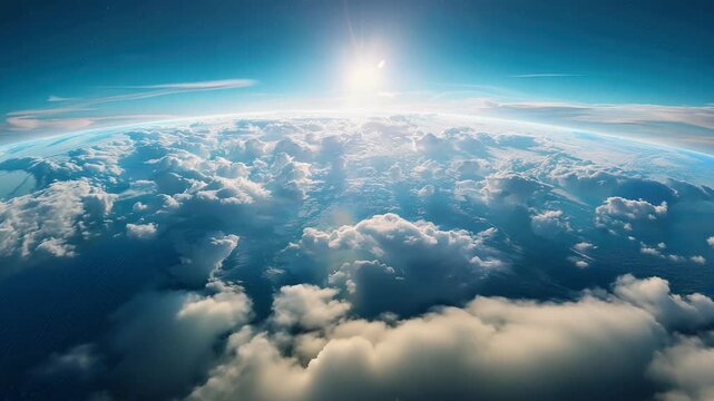 Ozone globe video: earth atmosphere, planetary protection, ozone layer, environmental science, climate change, atmospheric layers, global warming, environmental issues, planet preservation.