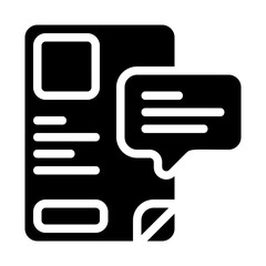 Announcement Solid Icon