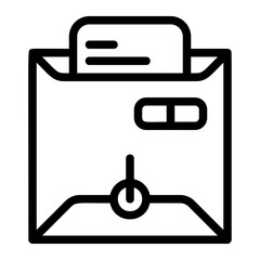 Envelope Line Icon